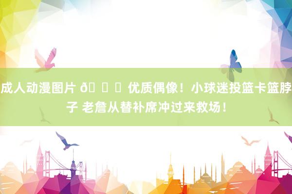 成人动漫图片 😍优质偶像！小球迷投篮卡篮脖子 老詹从替补席冲过来救场！